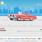 پروژه آماده نمایش اکولایزر موزیک کار – Videohive Car Music Visualizer After Effects Project